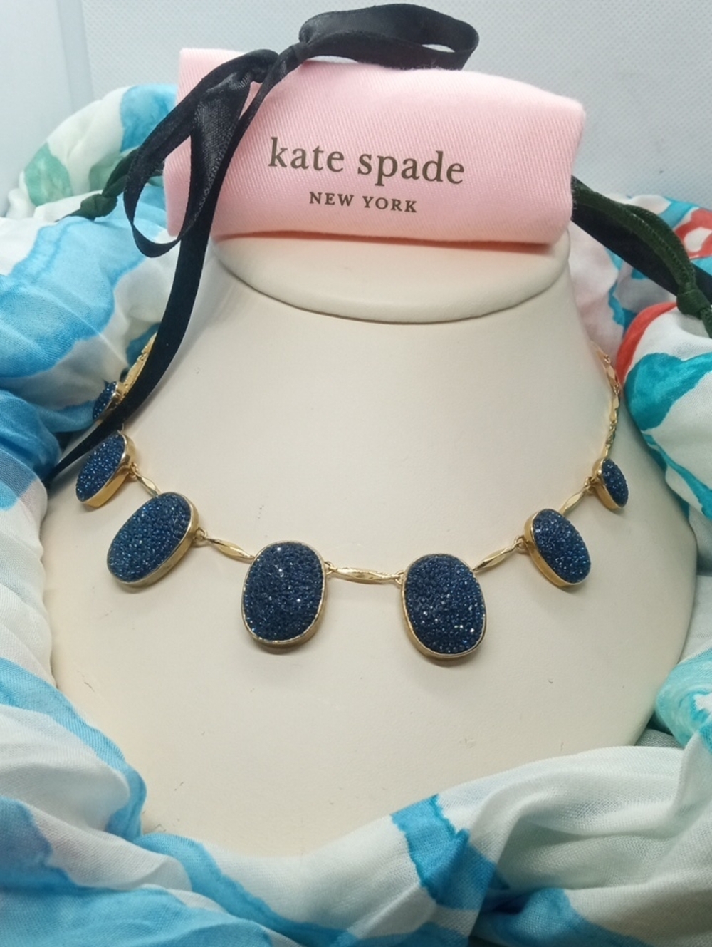 KATE SPADE PAVE THE WAY STATEMENT NECKLACE